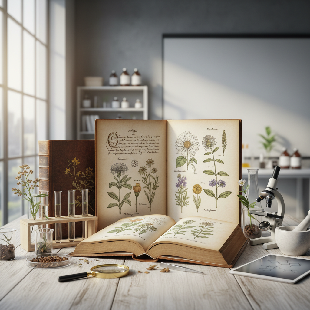 Старинни ръкописи и ботанически скици